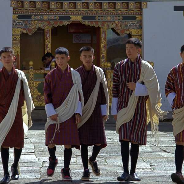 people dressed up for the festival