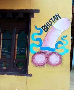 Phallus sysmbol in Bhutan
