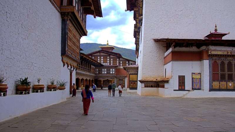 Inside Pinpung Dzong, Paro