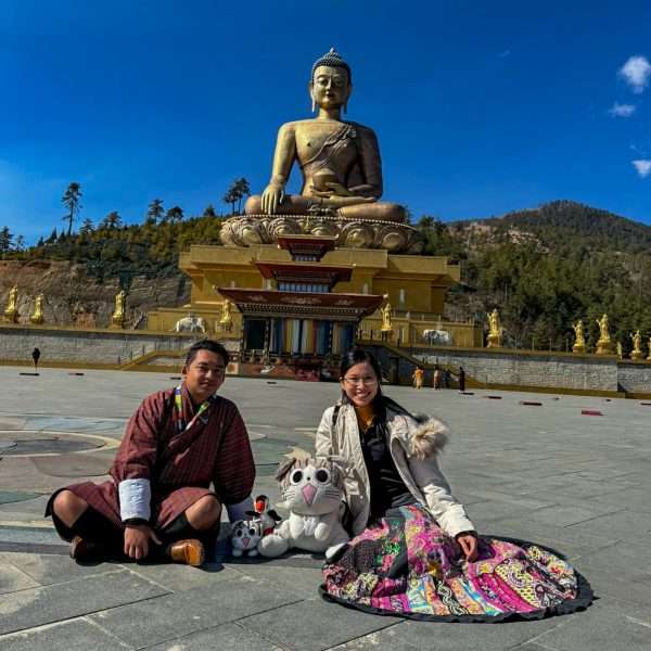 Female solo traveller from Malaysia at Buddha Dordenma