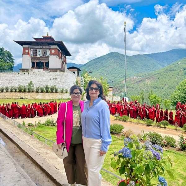 Family from India at Dechenphug Lhakhang