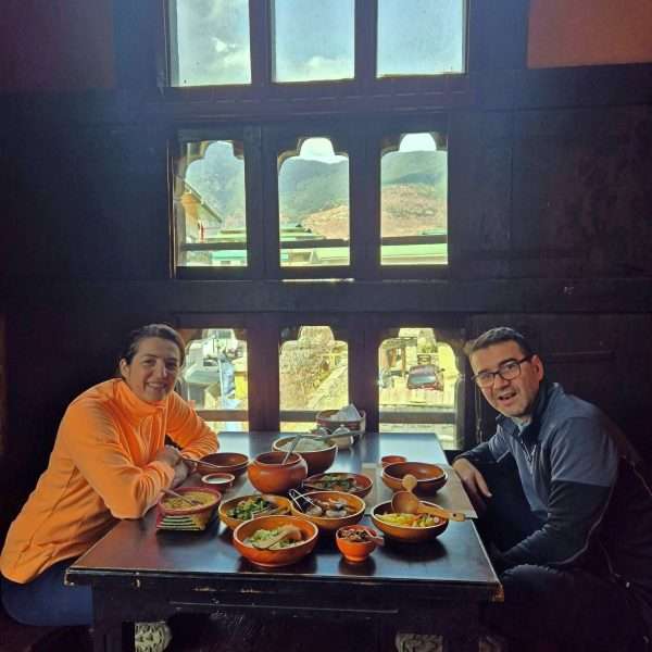 Lunch at local farm house