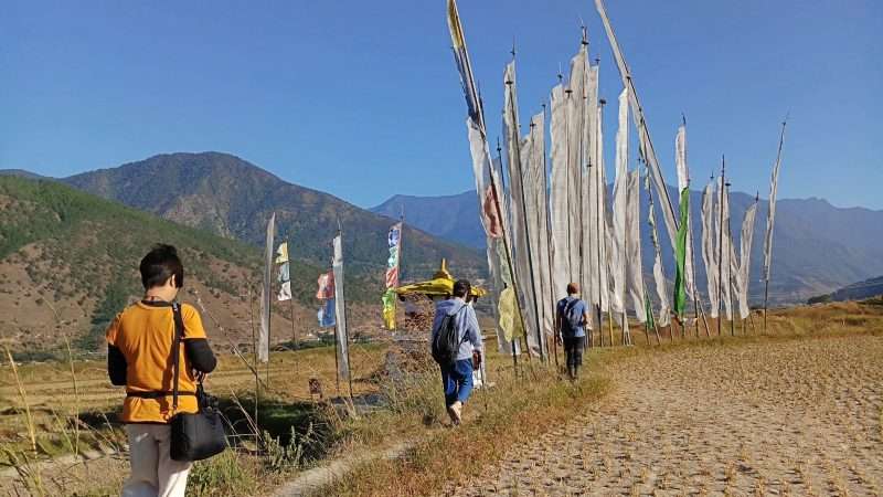 Walk to Chimi Lhakhang